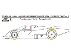 Decal – Porsche 956 „Newman“ - 24h Le Mans1984 - missing logo